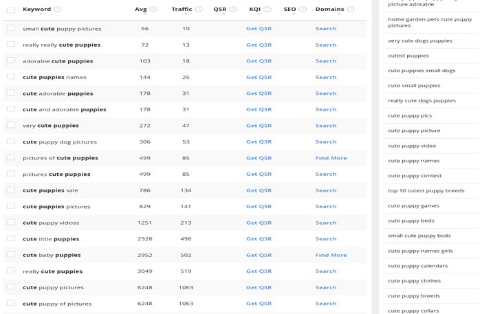 Jaaxy Average Monthly Search Ordered List Ascending